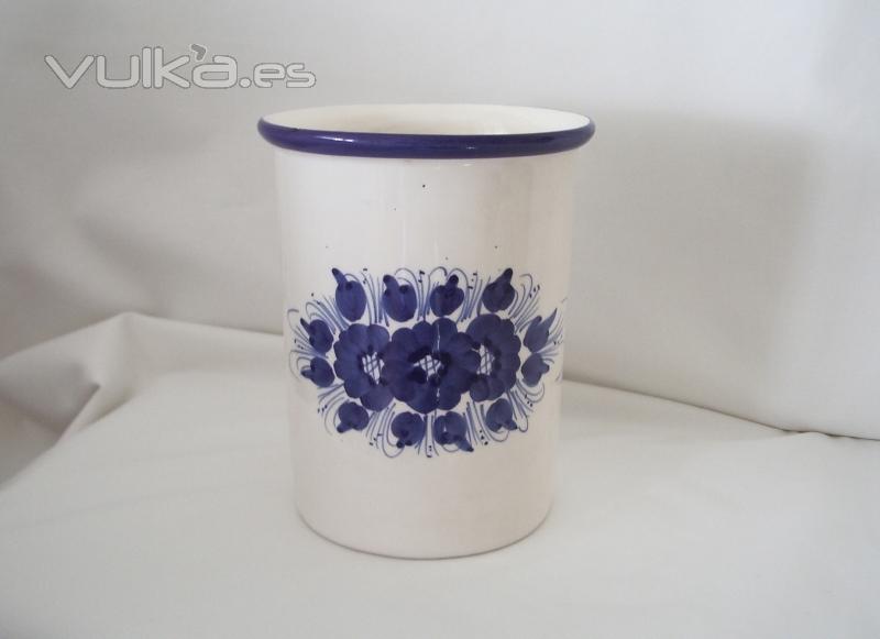 Vaso  cermico para utensilios cocina,decoracin...