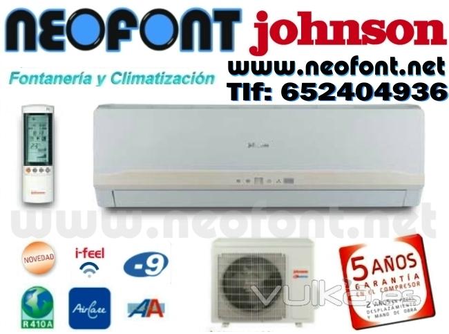 Aire Acondicionado split JOHNSON 2150 f/h, Clase A, por solo 229EUR