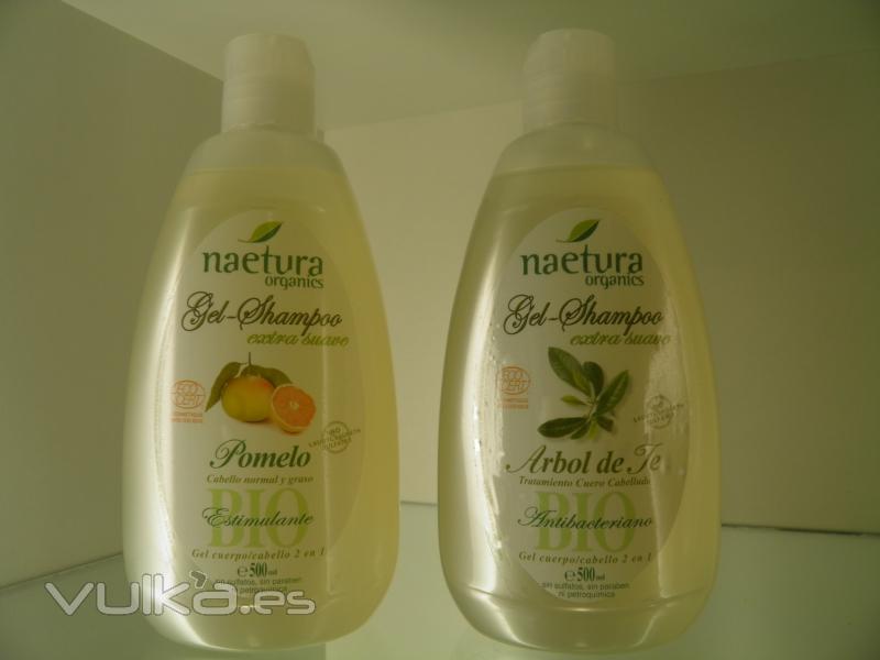 Gel-Shampoo de Arbol deT y Pomelo NAETURA.