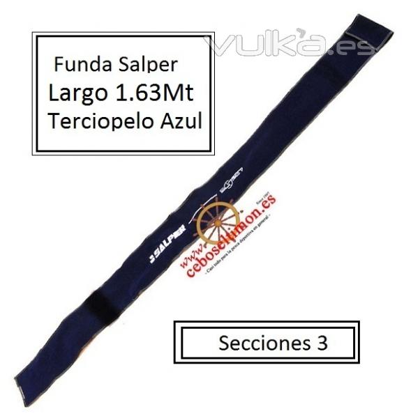 www.ceboseltimon.es - Funda Tela-Terciopelo Salper 3 Secciones - largo 1.63Mt 