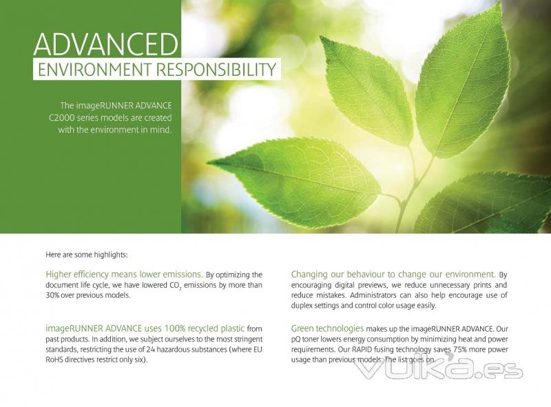 Canon y modelo medioambiental responsable