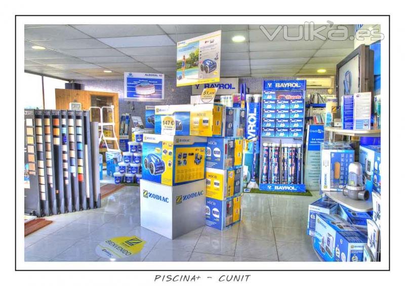 Tienda Fsica de Piscinaplus en Cunit, Tarragona