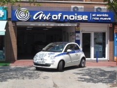 Fachada de Art of Noise, en Avenida de Europa, 23. Pozuelo de Alarcn