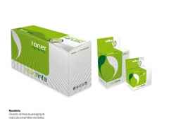 Packaging: diseno de linea de packaging para cartuchos reciclados