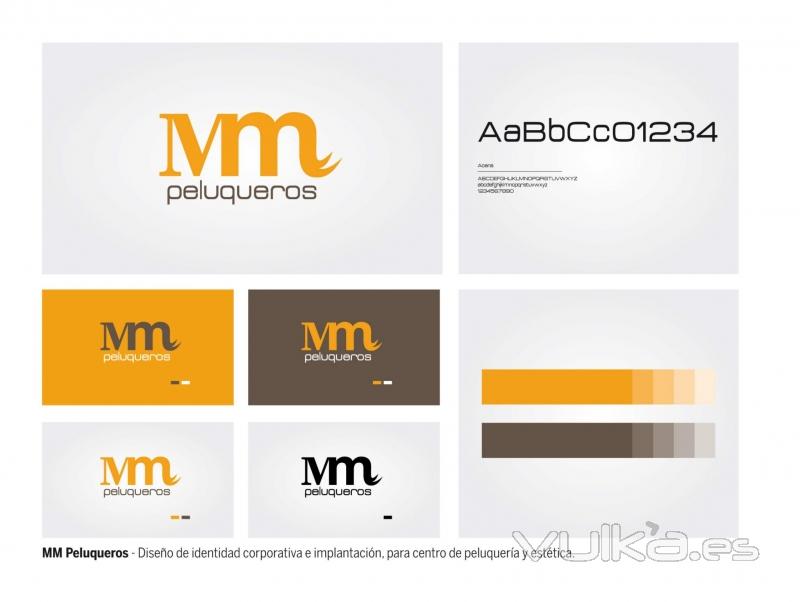 Identidad corporativa para peluqueria