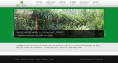 Diseno de la pagina web de manpas gestion de jardineria y paisajismo