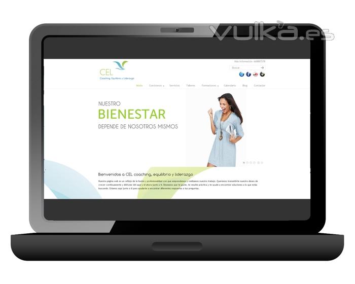 Site corporativo para www.celcoaching.com