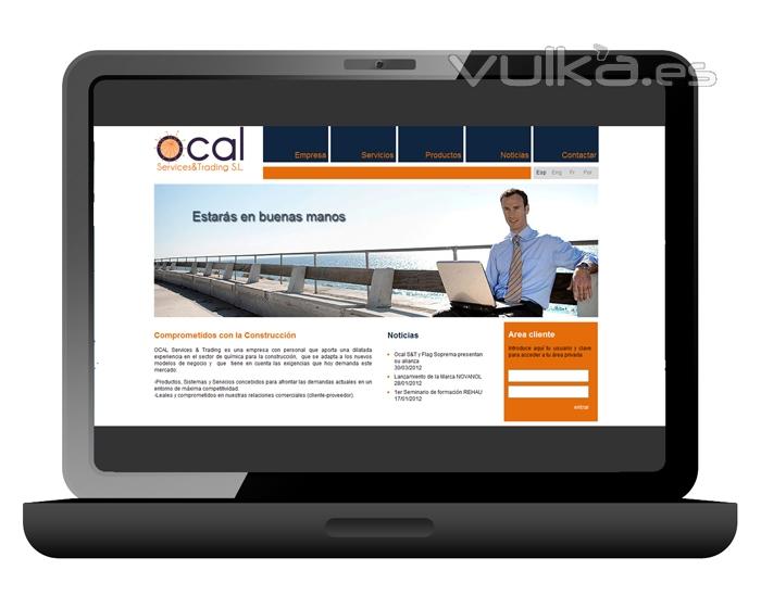 Site corporativo para www.ocalst.com