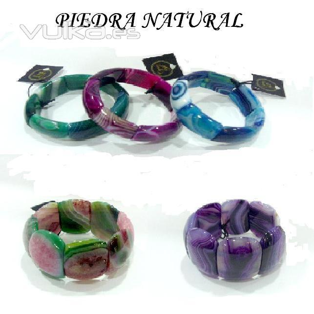 Pulseras de piedra natural