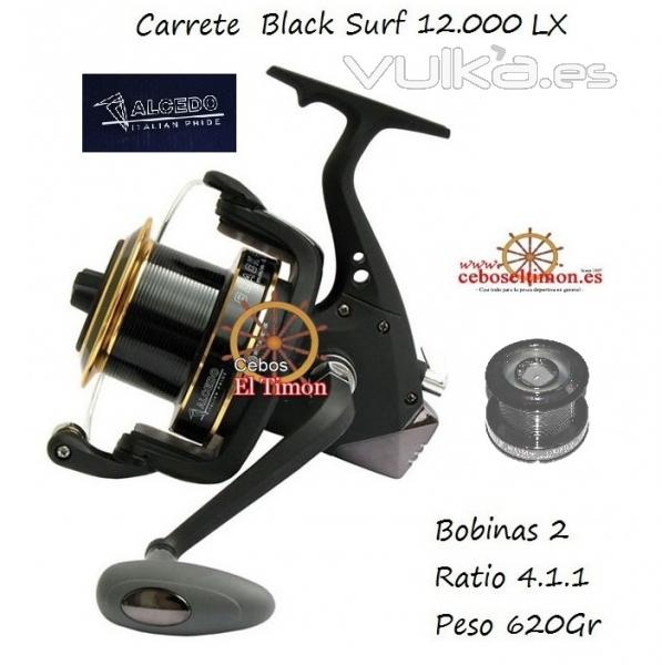 www.ceboseltimon.es - Carrete Alcedo Black Surf 12.000 Bobinas 2 