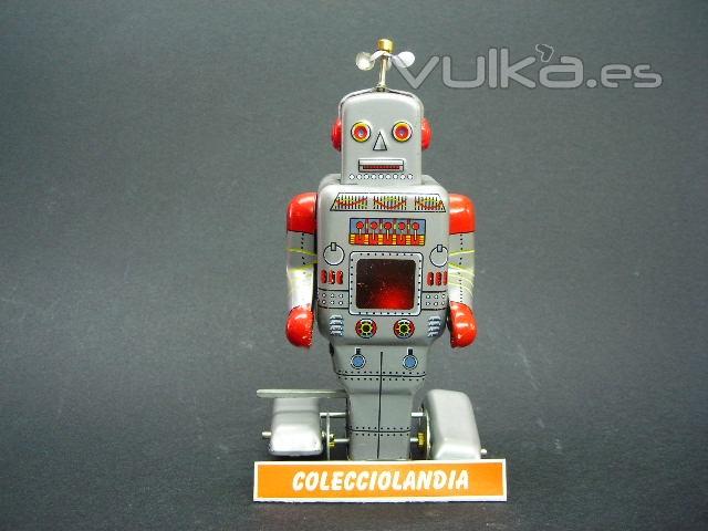 colecciolandia.com ( Robot de Hojalata con mecanismo de cuerda 