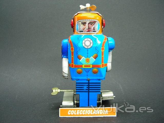 colecciolandia.com ( Robot de Hojalata con mecanismo de cuerda )