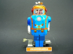 Colecciolandia.com ( robot de hojalata con mecanismo de cuerda )