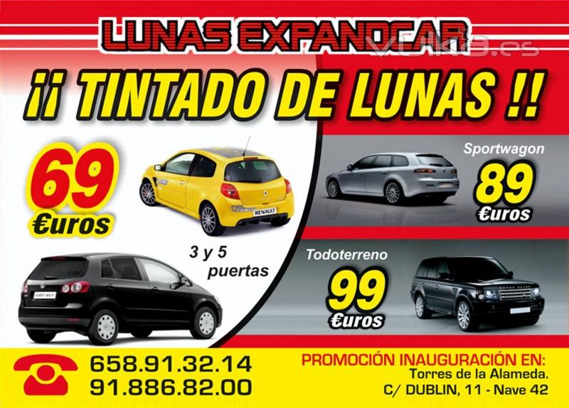 OFERTA TINTADO DE LUNAS 69 EUROS LOS 3 Y 5 PUERTAS