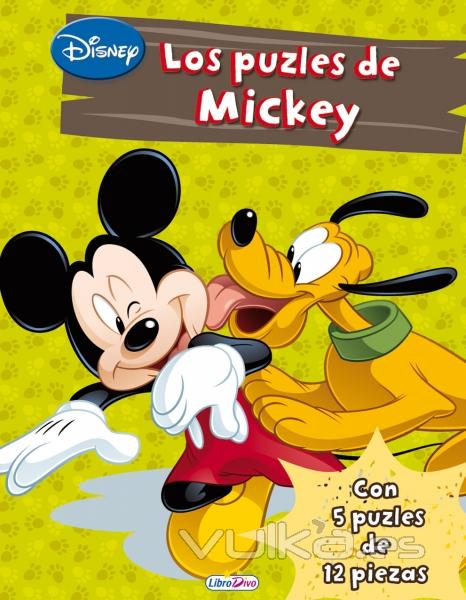 LIBRO PUZZLE DISNEY CLASSIC 2 Mickey quiere presentarte a sus mejores amigos! Np esperes ni un seg