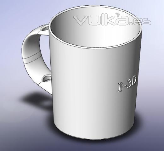 Diseño de taza I-3D