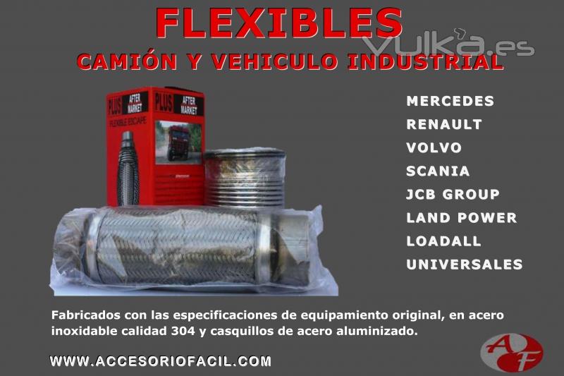 FLEXIBLES DE ESCAPE CAMIN Y VEHICULO INDUSTRIAL