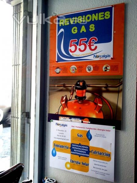 Carteles Norcalgs Solar. Laredo (Cantabria)