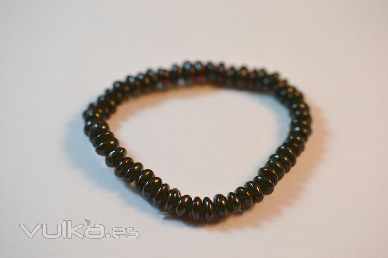 pulsera mbar negro del bltico by uttu