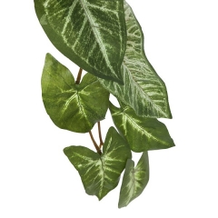 Plantas colgantes artificiales. planta artificial colgante syngonium verde en la llimona home (2)