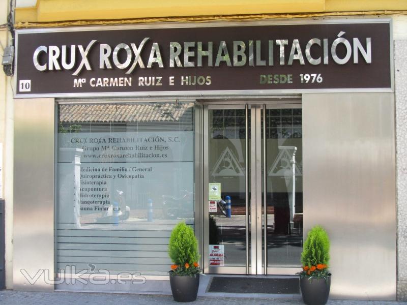 Fachada de Crux Roxa Rehabilitación