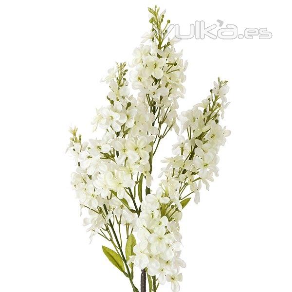 Flores artificiales.Flor lilac artificial blanca en La Llimona home