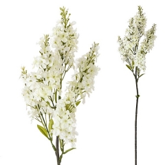 Flores artificiales.flor lilac artificial blanca en la llimona home (1)