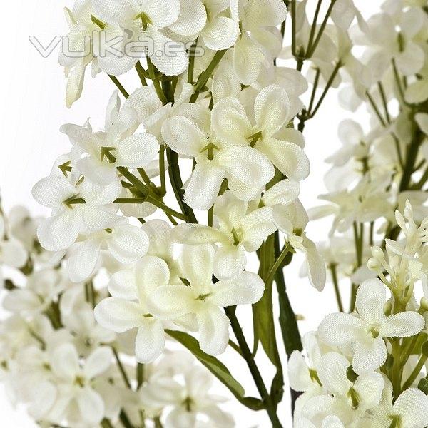 Flores artificiales.Flor lilac artificial blanca en La Llimona home (2)