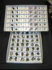 Diversida de minerales montadas en 4x4