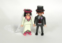 ¿te casas ¿se casan ideal para regalar o adornar la tarta de boda articulo de coleccionista