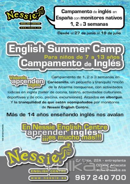 English summer camp 2012