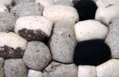 Alfombra piedras (lana) - alterra