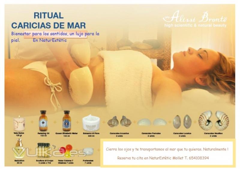 Tratamientos de Estetica en Mollet del Valles. Alissi Bronte alta cosmetica natural. Thalissi .