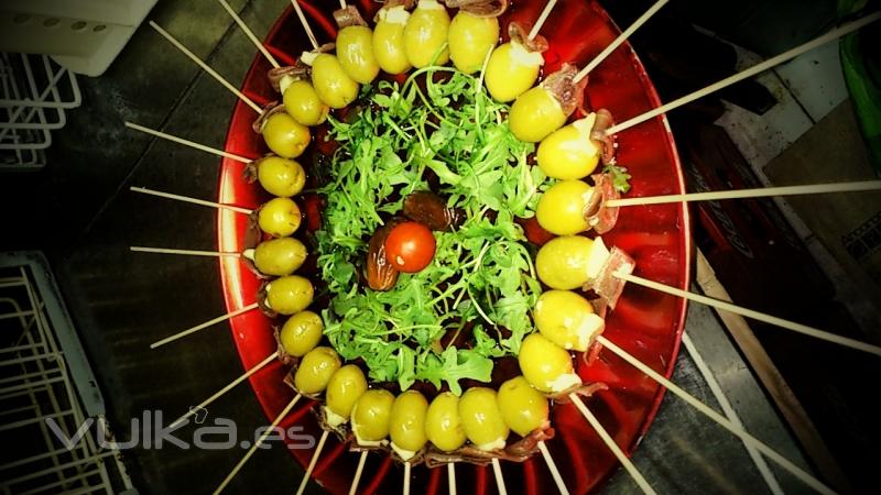 cuidar los detalle al maximo, hasta en una bandeja de gildas