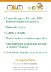 Foto 6 centros de enseanza y academias en Navarra - Academia m&m Formacin Integral
