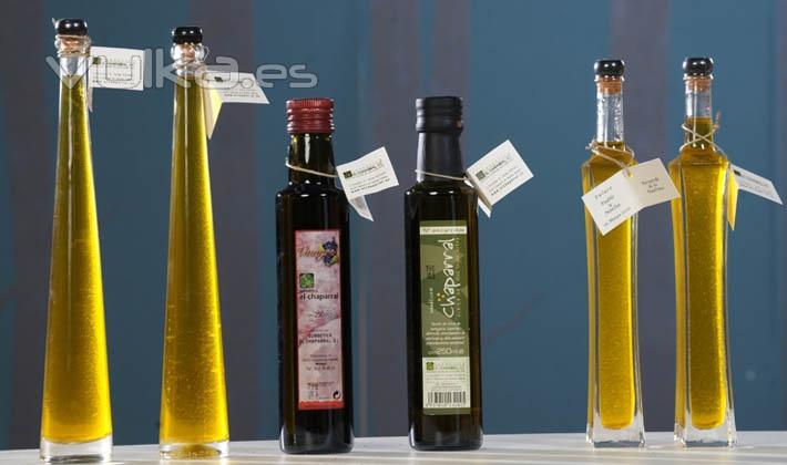 Botellas para regalo de aceite de oliva virgen extra  el chaparral