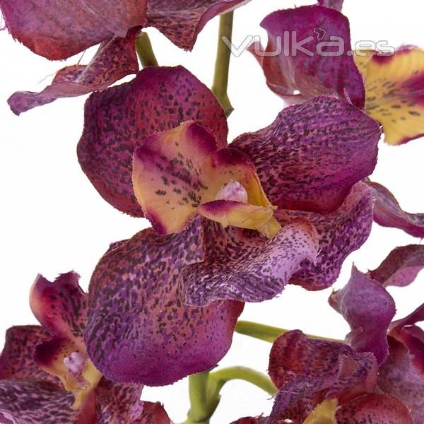 Plantas artificiales con flores. Planta orquidea artificial vanda malva 33 en La Llimona home (1)