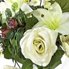 Bouquets y ramos artificiales. bouquet de flores artificiales lilium rosa en la llimona home (2)