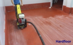 Fresado suelo para instalar pavimentos de resina