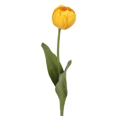 Flores artificiales flor tulipan artificial amarillo 50 en la llimona home