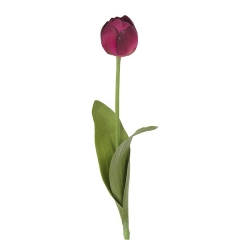 Flores artificiales. flor tulipan artificial cereza 50 en la llimona home