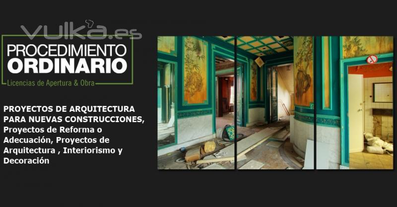 Proyectos de arquitectura para nuevas construciones. Reformas, arquitectura, interiorismo