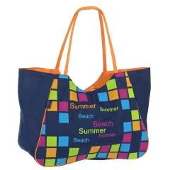 Bolsas de playa bolsa playa summer cuadros cremallera azul oscuro en la llimona home