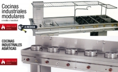 Maquinaria para cocina industrial, cocinas wok, cocinas de diseno, cocinas industriales a medida