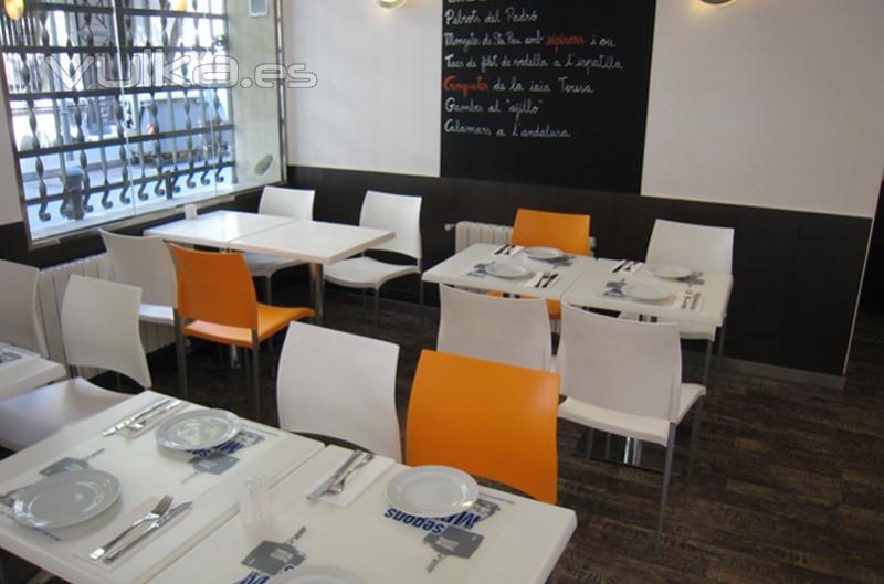 Diseo interior restaurante Segons Mercat de la Barceloneta