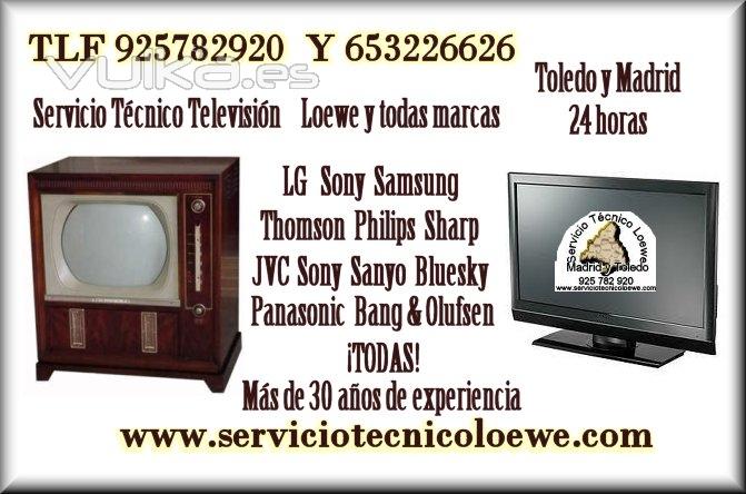 Reparacion television Loewe LG Samsung Philips Thomson Bluesky Sharp Sony Sanyo JVC Bluesky 24 horas