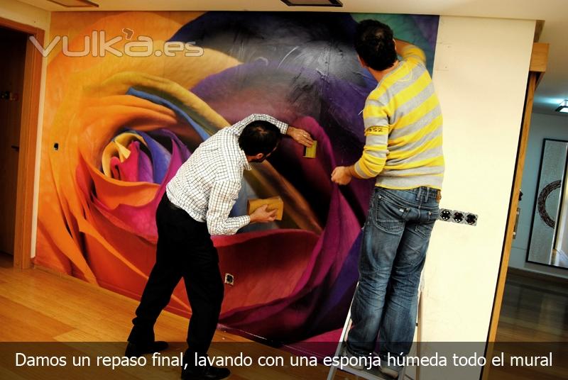 Colocación foto mural