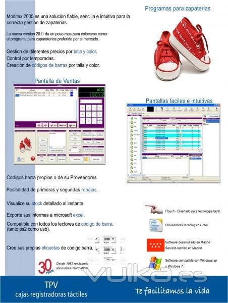 ProySeg.es TPV Zapaterías. http://www.proyseg.es/tpv-a-medida-proyseg/