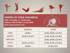 Horario clases de yoga