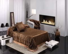 Manta de pelo ,sintetico ,tacto suave , para cama o sofa con opcion ,de cojin a juego